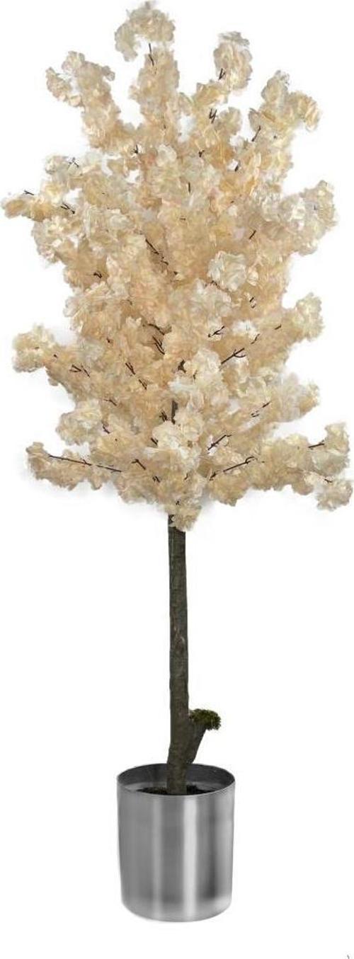 Yapay Ağaç Japon Kiraz Çiçeği Bahardalı Ağacı Gür Yapraklı Somon 170cm