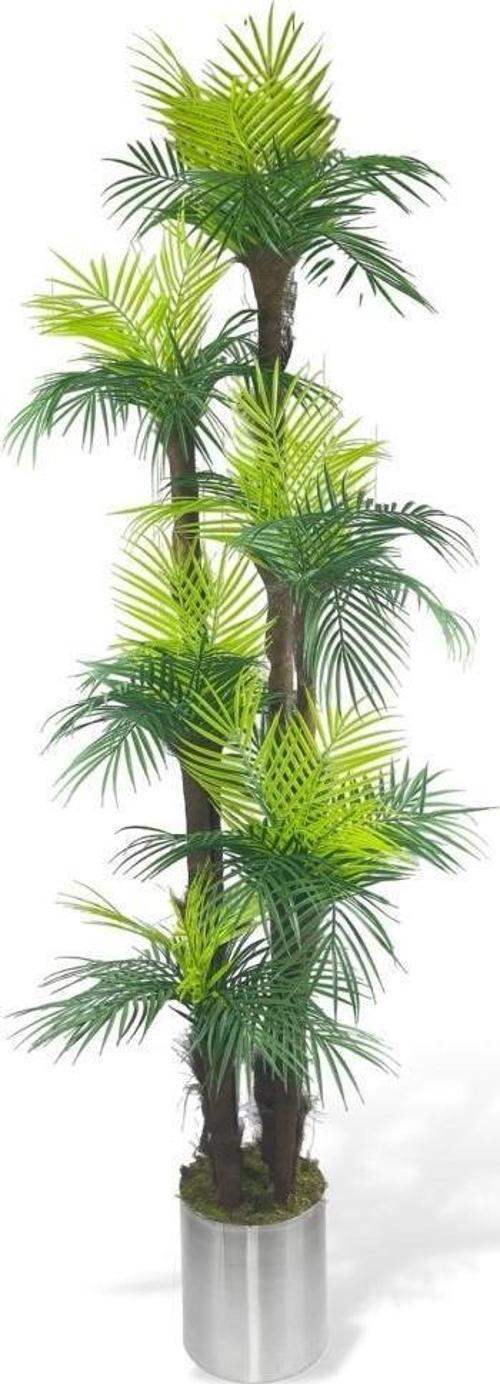 Yapay Ağaç Palmiye 54yaprak 6Katlı 200cm Salon Çiçeği Yapay Çiçek