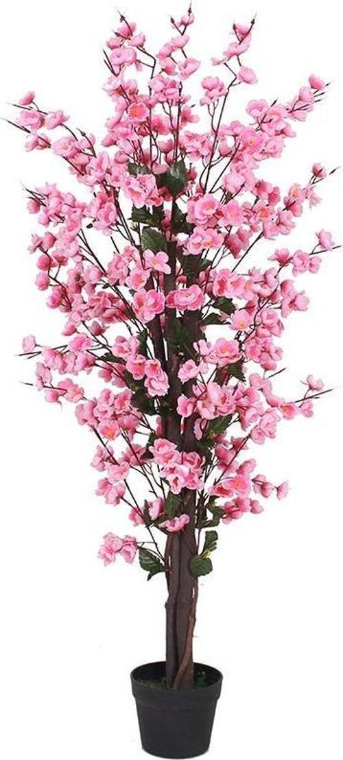 Yapay Ağaç Pembe Japon Kiraz Çiçeği Bahardalı Ağacı Sakura Çiçeği Çalılı 150cm