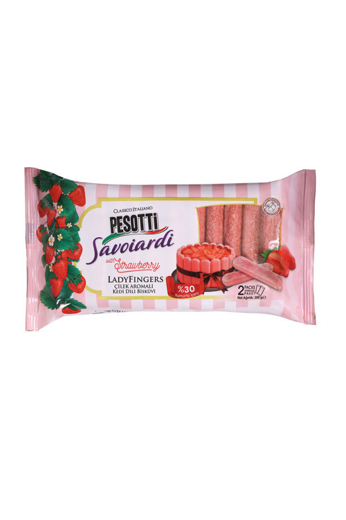 Savoiardi Çilekli Kedi Dili Bisküvi 200 gr