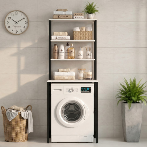 çamaşır kurutma makinesi dolabı domaniç byzsyh 180*070*60 mat suntalam metal siyah boya