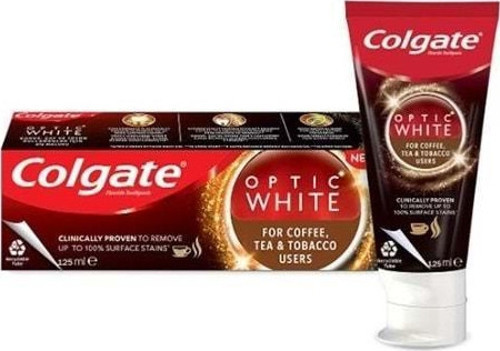 Diş Macunu Optic White 125 ml. Çay&Kahve&Tütün (4'lü)