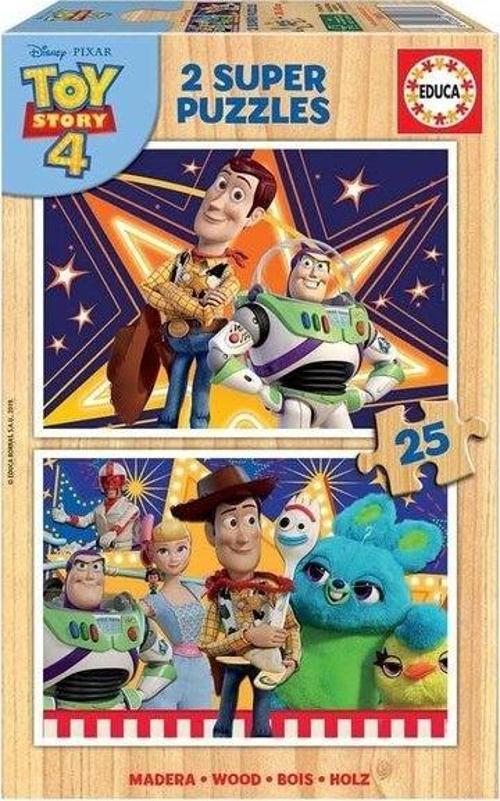 18083 Toy Story 4 2x25 Ahşap Puzzle