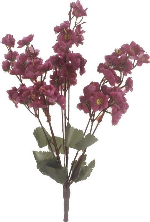 Yapay Çiçek Bahardalı Japon Kiraz Çiçeği 9 Dallı 40cm Mor