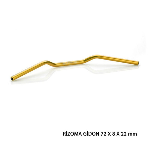 TVS RAİDER UYUMLU RİZOMA SARI (GOLD) 72 X 8 X 22