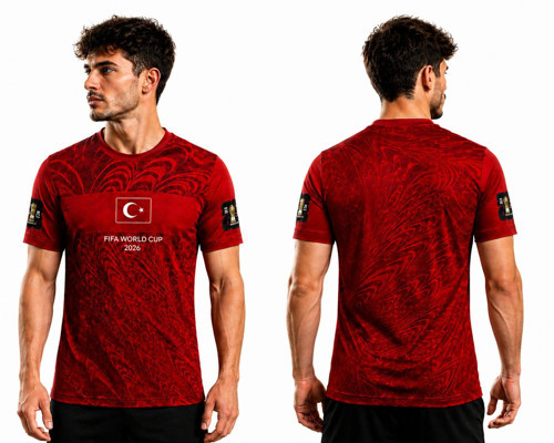 Türkiye 2026 FIFA WORLD CUB İsimsiz Kırmızı Yetişkin Forması