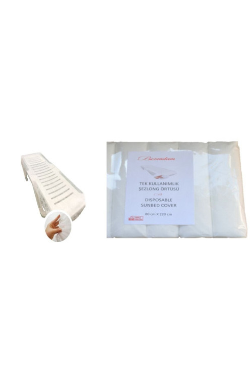 Bezendam Şezlong Örtüsü 50 Adet Lastikli Tek Kullanımlık Sunbed Cover