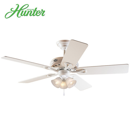 - Savoy Beyaz - 132 Cm. 3 lü Kaymaktaşı Zil Cam Aydınlatmalı Tavan Vantilatörü