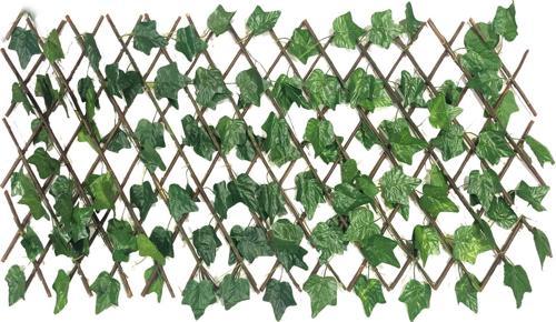 Yapay Çiçek Akordiyon Çit Yapay Sarmaşık lı Duvar Dekoru 210x90cm