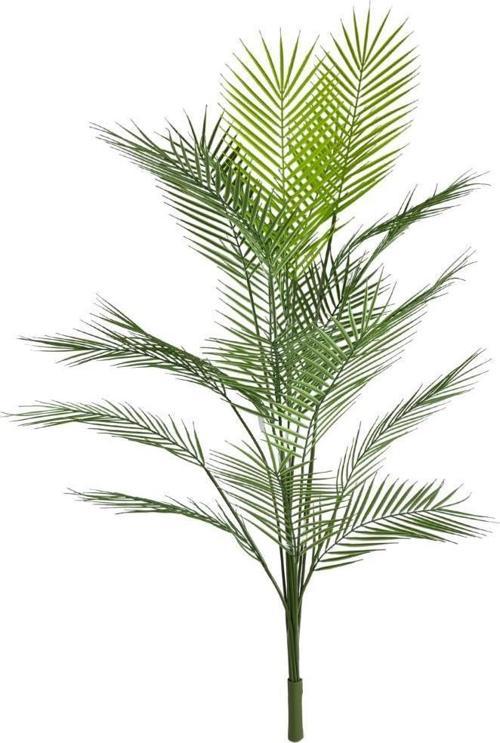Yapay Çiçek Dal Areka Palmiye 20 Yaprak 130 cm Salon Çiçeği Yapay Bitki