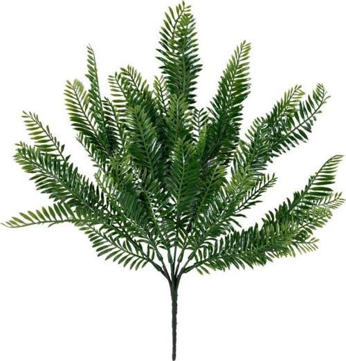 Yapay Çiçek Canlı Yeşil Fern Demet Garnitür Aradal Dekoratif Yapay Bitki