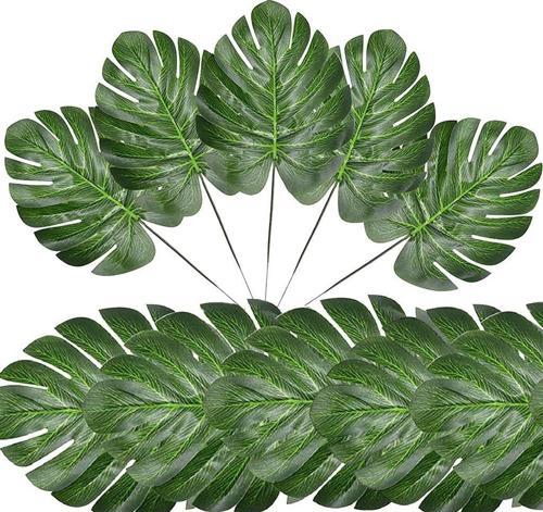 Yapay Çiçek Deve Tabanı Yaprağı 10 ADET Yapay Monstera Yaprağı