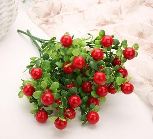 Yapay Çiçek Kiraz Demeti Yapay Meyve demeti