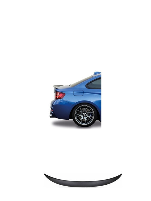 bmw 2.seri f22 plastik parlak siyah m performance spoiler