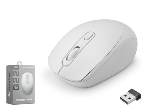 Kablosuz Mouse 1600 Dpi Beyaz Q220W