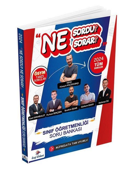 Dizgi Kitap 2024 ÖABT Sınıf Öğretmenliği Ne Sordu Ne Sorar Soru Bankası Çözümlü Dizgi Kitap