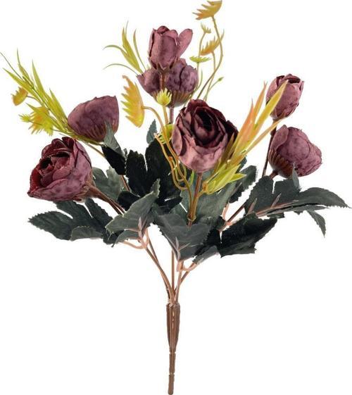 Yapay Çiçek Erengül Demeti 5 Dallı Bordo