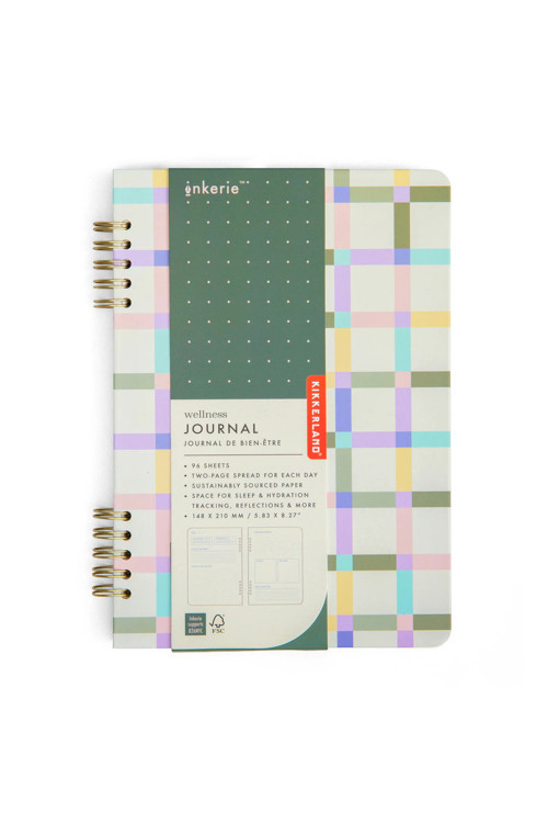 İnkerie Wellness Journal A5 Telli Yaşam Günlüğü