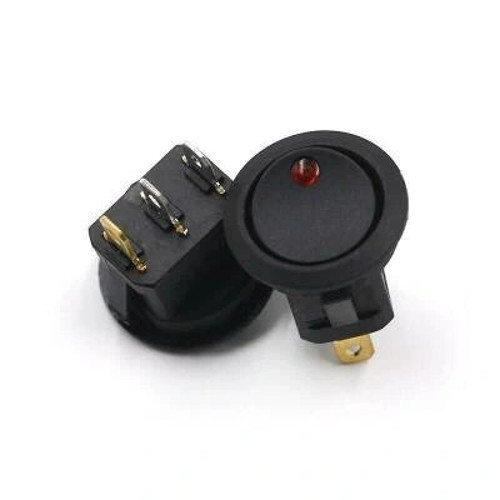 KCD1 220V Kırmızı Nokta Işıklı On-Off Anahtar
