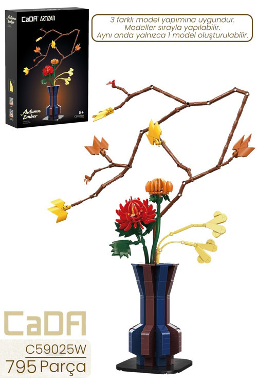 CADA Artizan Autumn C59025W Dekoratif ve Koleksiyonluk Çiçek Modeli 795 Parça Yapay Bitki FFC59025W