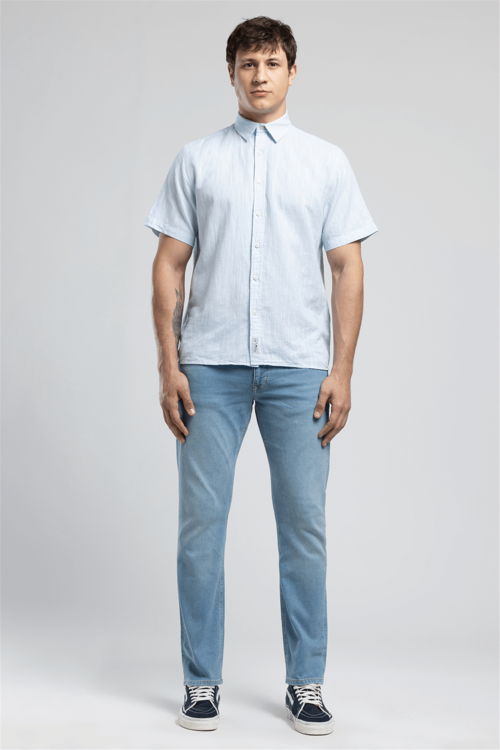 Harry Erkek Straight Fit Jean Pantolon Mavi
