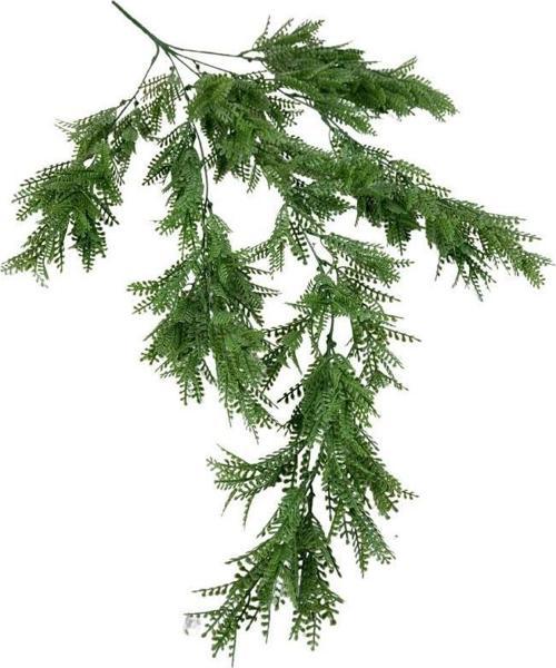 Yapay Çiçek Sarkan Çiçek Yeşil Mat Fern725 Yapay Sarmaşık  70*30cm UV Katkılı Güneşe Dayanıklı