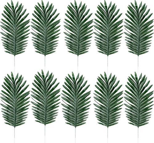 Yapay Çiçek Palmiye Yaprağı 10 ADET Areka Yaprağı