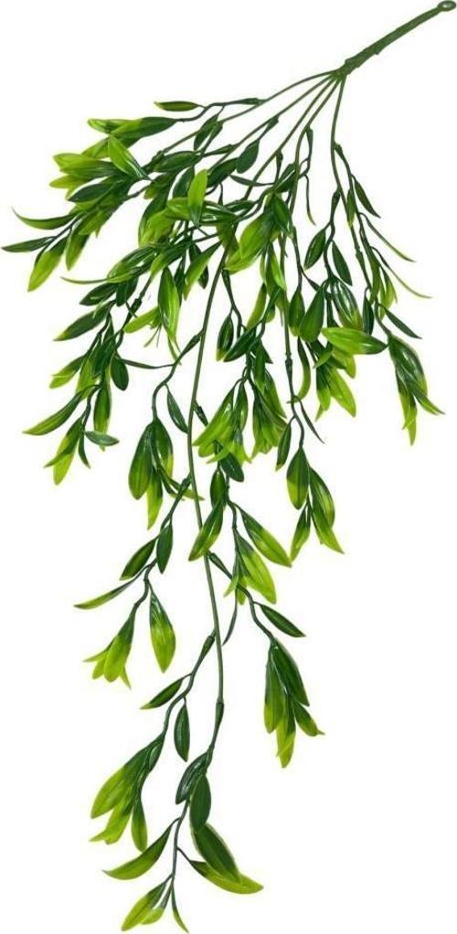 Yapay Çiçek Sarkan Fesleğen 60cm 5Dallı ty120 Yapay Sarmaşık Yeşil