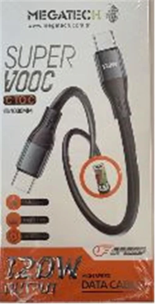 MT-120UT 120W USB To Type-c Data Kablosu