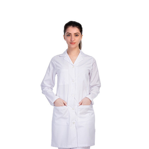 Doktor Öğretmen Eczacı Önlüğü Kadın Düğmeli