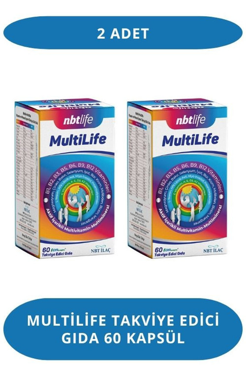 MultiLife Takviye Edici Gıda 60 Kapsül (2 Adet)