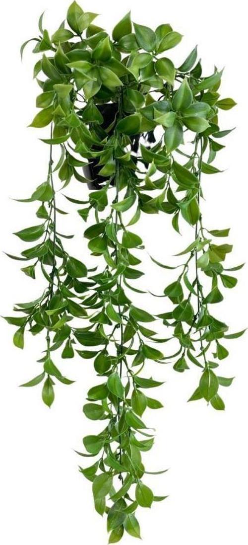 Yapay Çiçek Saksıda Sarkan Fejka Yeşil Limon Yaprağı Yapay Sarmaşık 60cm