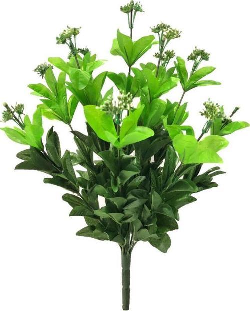 Yapay Çiçek Yeşil Bitki Büyük Boy Demet