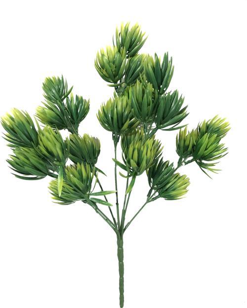 Yapay Çiçek Yeşil Bitki Çam İğneli Demet Süs Çiçeği