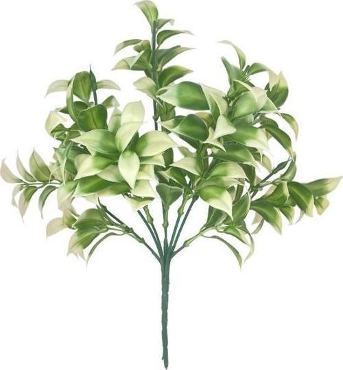 Yapay Çiçek Yeşilbeyaz Limon Yaprağı Demet Şimşir Demeti Garnitür Aradal Dekoratif Yapay Bitki