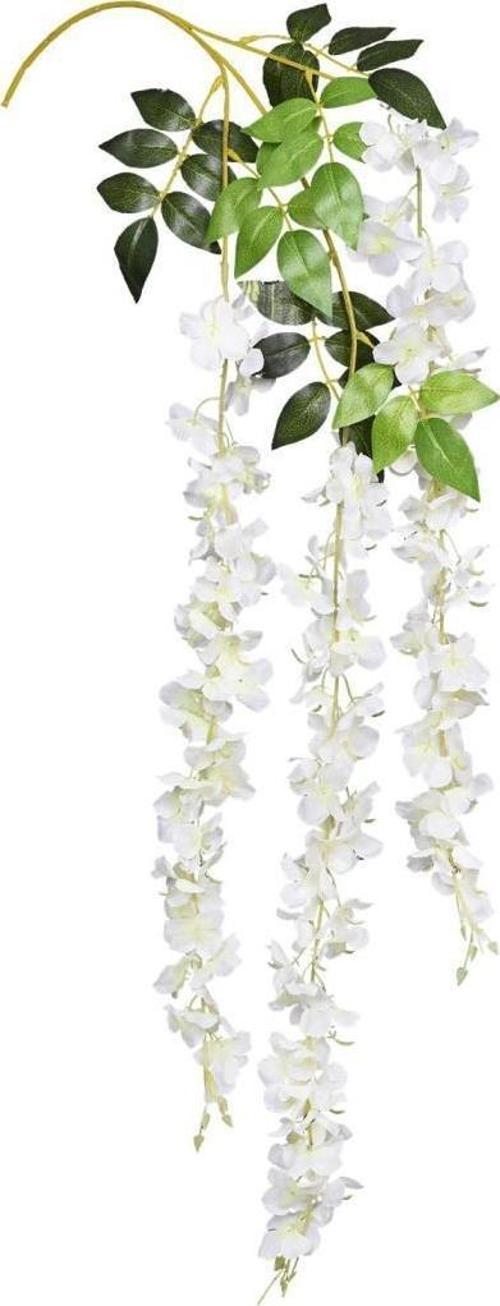 Yapay Çiçek Sarkan 3 Dallı Akasya 90cm BEYAZ