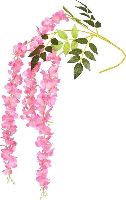 Yapay Çiçek Sarkan 3 Dallı Akasya 90cm PEMBE