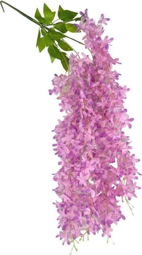 Yapay Çiçek Sarkan 4 Dallı Akasya 70cm LİLA