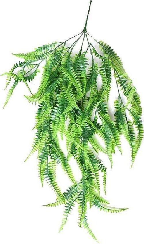 Yapay Çiçek Sarkan Boston Fern Yapay Sarmaşık ty70 Yeşil