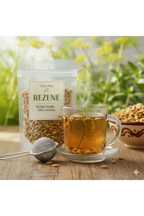 %100 Doğal Rezene Çayı 250 gr (Yeni Mahsül Tohumu) – Taze ve Aromatik Bitkisel Çay