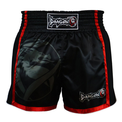 MT3092 Muay Thai Kick Boks Şortu Dijital Baskılı Siyah Şort