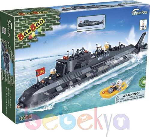 Lego ile Uyumlu 502 Parçalı Denizaltı Askeri Lego Seti BÜYÜK LEGO SETİ