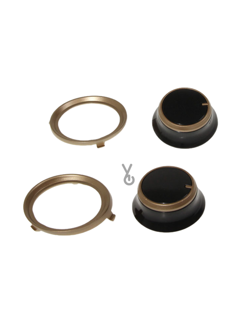 - KIT KNOBS THERM./TIMER COPPER/BLACK 4619