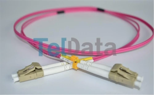 TLD-LCLCOM41 LC-UPC-LC-UPC MM DX OM4 1 METRE FIBER OPTIK PATCHCORD