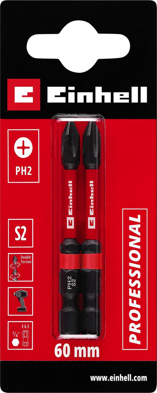 Orijinal 2 Parça Çift Torsiyonlu Darbeli Bit Seti 60 mm 49132130