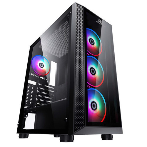 VK-P3380B 550W 80+ TG ARGB USB 3.0 Mid Tower Kasa