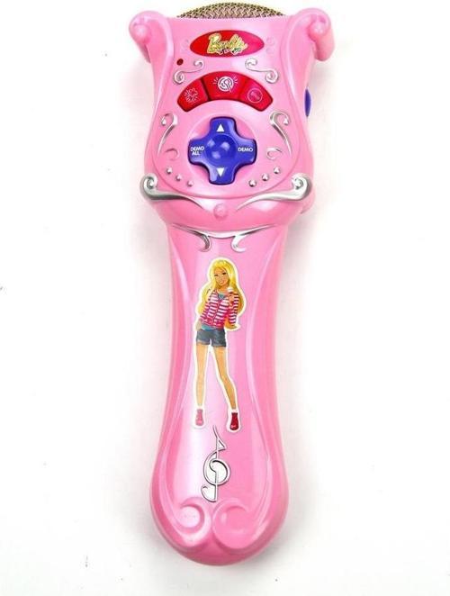 YENİLENEN Barbie Karaoke Mikrofon AÇIK PEMBE