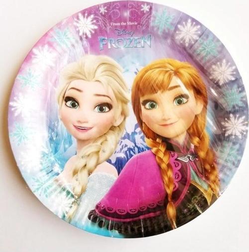 Frozen Elsa Anna Karton Tabak 23 cm - 8'li