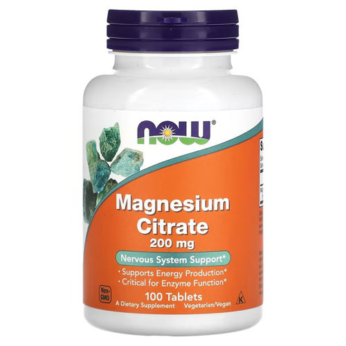Magnesium Magnezyum Citrate 200 mg 100 Tablet