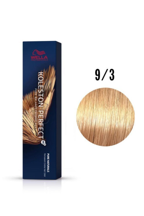Koleston Perfect Me+ Tüp Boya Açık Altın Sarısı Saç Boyası 9/3 Extra 60 ml